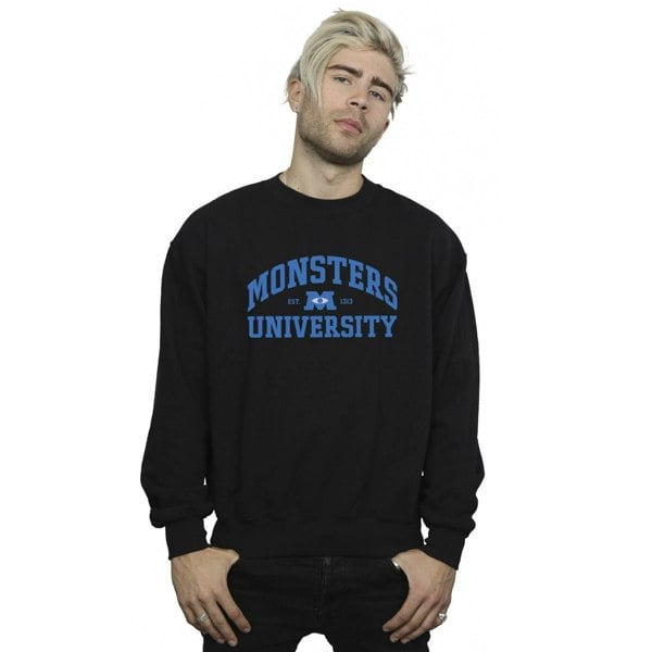 Disney Mens Monsters University Logo Sweatshirt - Black