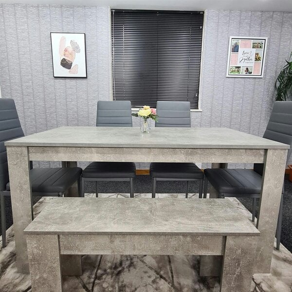 Kosy Koala Dining Table Set with 4 Chairs Dining Room and Kitchen table set of 4, and Bench