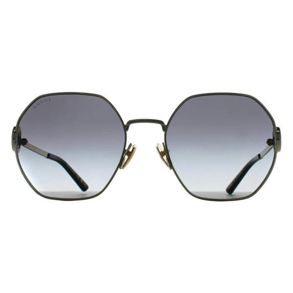 Gucci Sunglasses GG2046S 001 Gold Grey