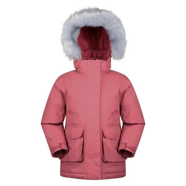 Mountain Warehouse Childrens/Kids Ranger Logo Water Resistant Jacket - Pink