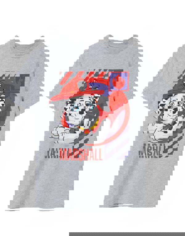 Paw Patrol Boys Grey Marshall Short Sleeved T-Shirt