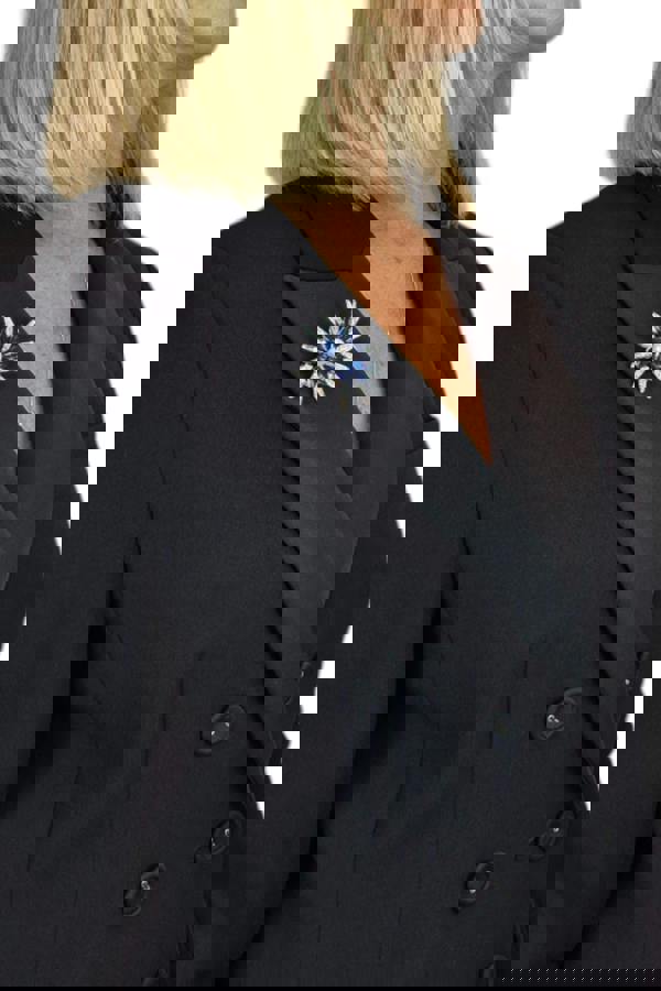 Paulo Due Diamante Daisy Style Flower Brooch