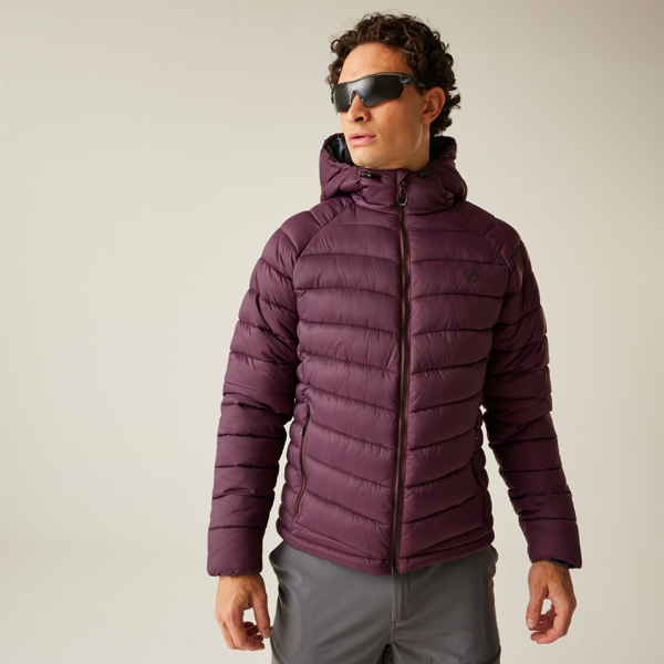 Dare 2B Mens Torrek Mountain Baffled Padded Jacket - Fig