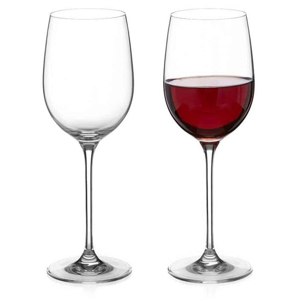 Diamante Moda Crystal Red Wine Glasses - Set of 2