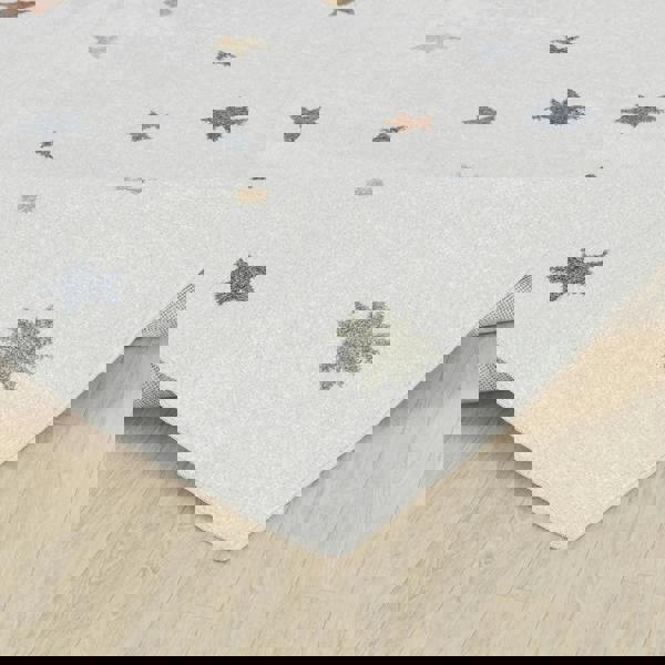 Livabliss Lillian-Kids Beige Orange Green Grey Washable Rug for Children's Rooms