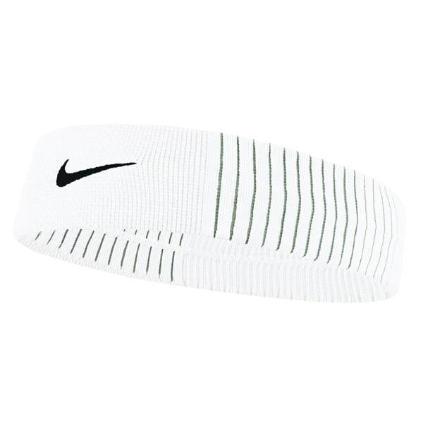 Nike Unisex Adult Reveal Dri-FIT Headband - White/Black - 