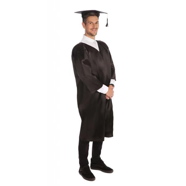 Bristol Novelty Unisex Adults Graduation Robe Costume - Black - 