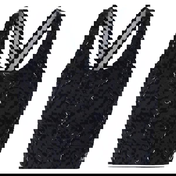 Dare 2B Womens/Ladies Swift II Animal Print Sports Bra - Black - 