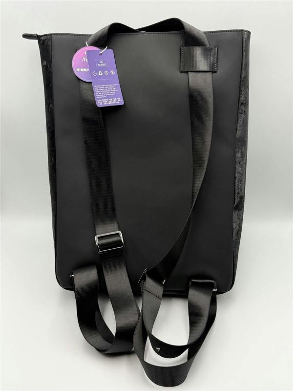 Nimmy Friends Nimmy Magnetic Fashion Series Combo Black Cat Laptop Backpack with Detachable Pouch Black - N-CXMC-STSJDNBZH-03