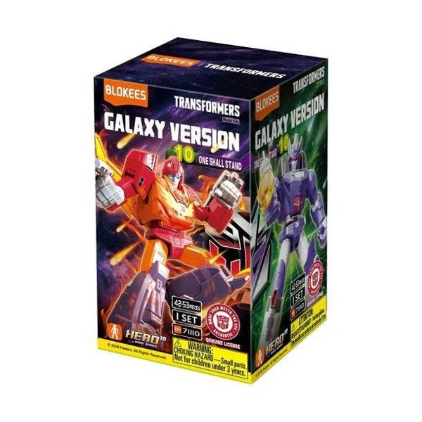 Blokees: Transformers Galaxy Version Series 10 (One Shall Stand) Model Kit Blind Box (ONE Random Box Supplied)