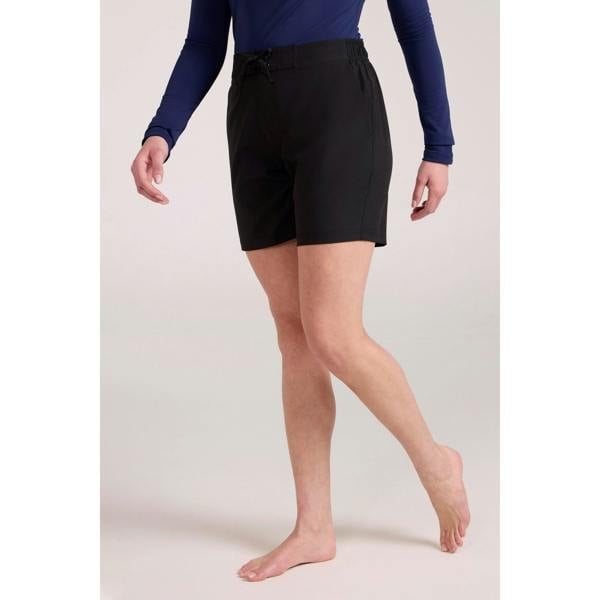 Mountain Warehouse Womens/Ladies Quick Dry Long Length Boardshorts - Jet Black - 