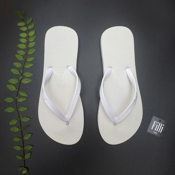 Filli London Naked Comfort Flip Flops - White