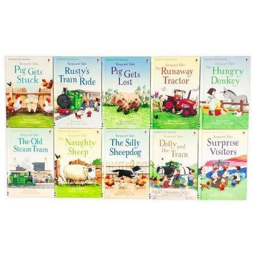 First Reading Farmyard Tales Collection 10 Books Set (Age 3+)