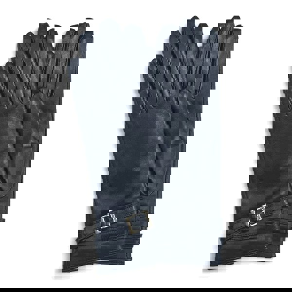 Infinity Leather Women's Genuine Leather Adjustable Wrist Buckle Gloves