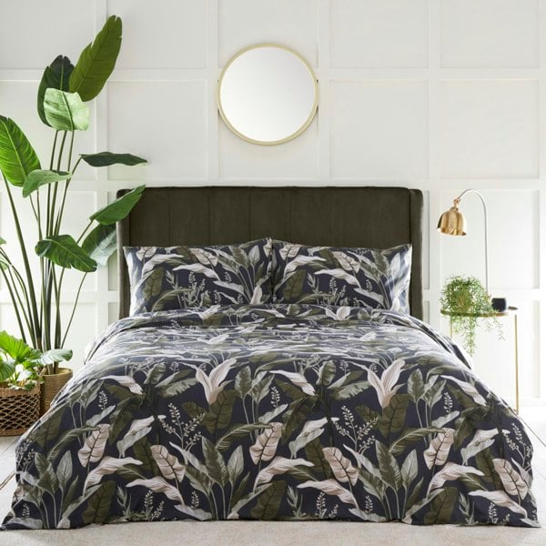 Portfolio Home Olive Botanicals Duvet Cover Set