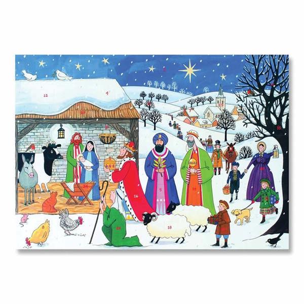 Jesus is Born Nativity Storybook Traditional Advent Calendar, Advent Calendars And Cards, Month To View, Family, Gift
