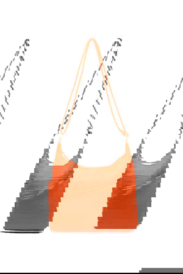 Pluspup Shoulder Bag with Multiple Compartments and Zipper Closure