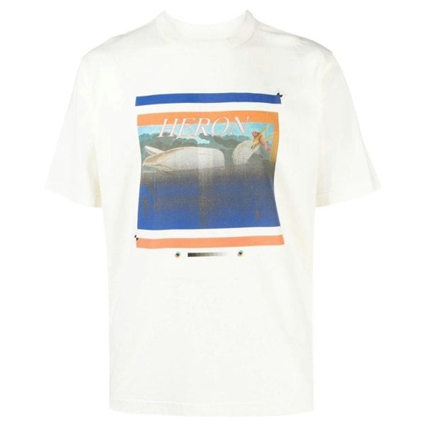 Heron Preston Misprinted White T-Shirt L