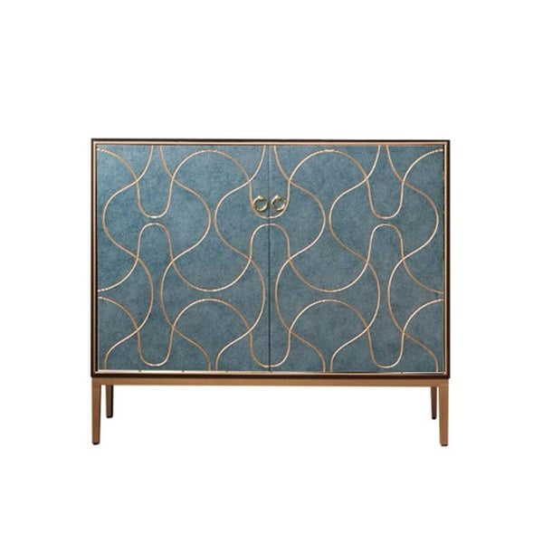 Liana Sideboard, Grey Blue-Weilai Concept-100*40*90cm-Weilai Concept