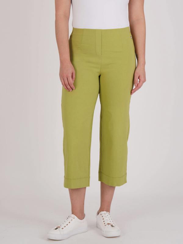 PennyPlain Wide Leg Bengaline - Pistachio