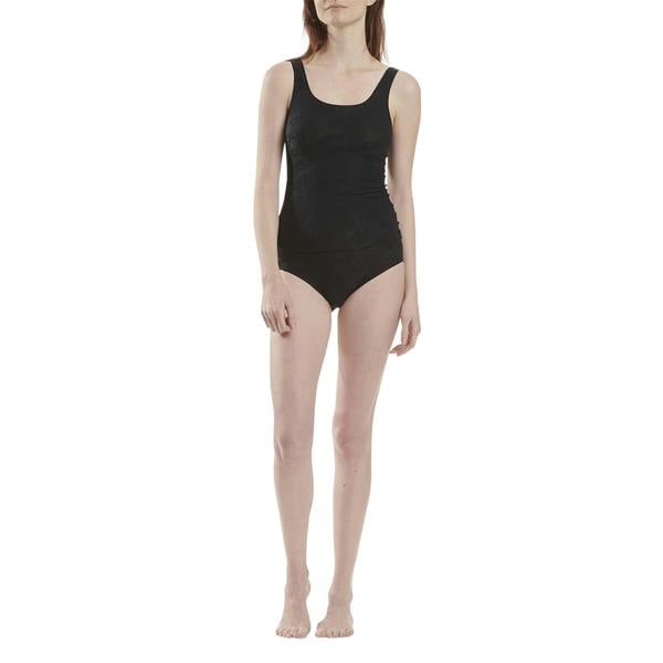Adidas Womens/Ladies All Over Logo Cotton Vest Top - Black - 