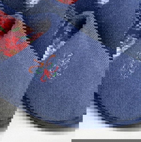 Mirak BOUQUET Womens Slippers Blueberry