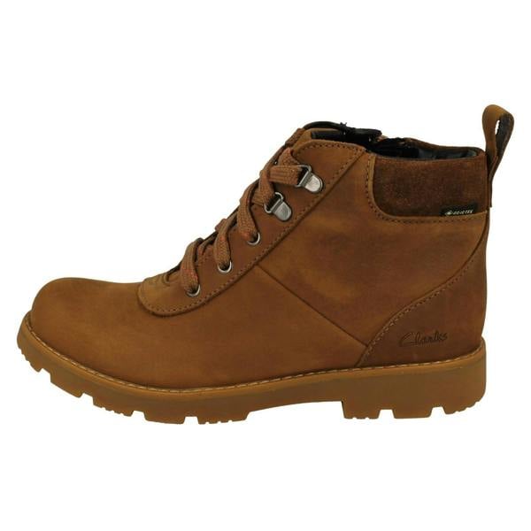 Clarks Boys Clarks Casual Ankle Boots Heath Go GTX K