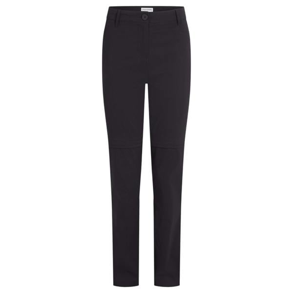 Craghoppers Womens/Ladies Kiwi Pro III Convertible Trousers - Black - 