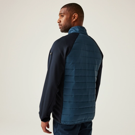 Regatta Mens Clumber IV Full Zip Hybrid Jacket - Moonlight Denim/Navy