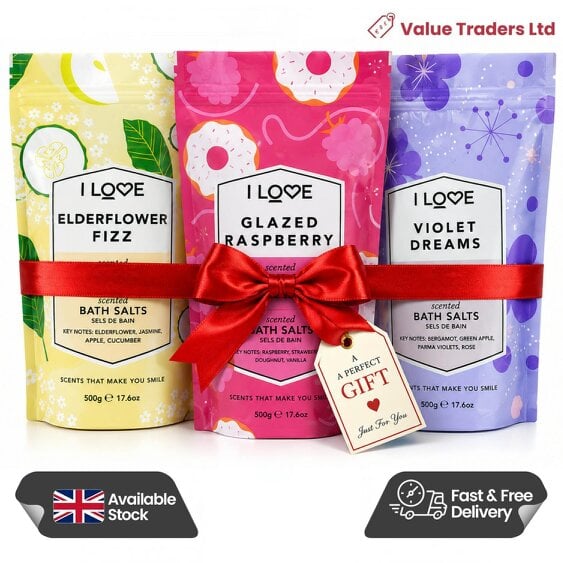 I Love Bath Salts 500g - Gift Set 3