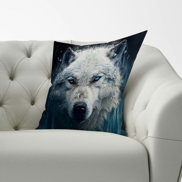 Warren Reed White Wolf Face Splashart Cushions