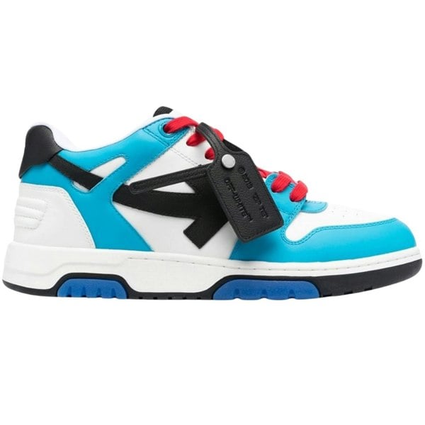 Off-White Out Of Office Leather Sneakers - White Blue/Black