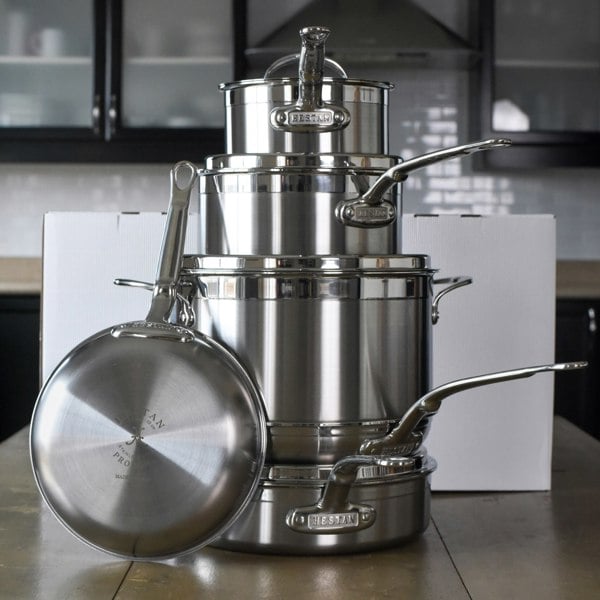 Hestan ProBond Induction Stainless Steel Pan Set: 10 Piece