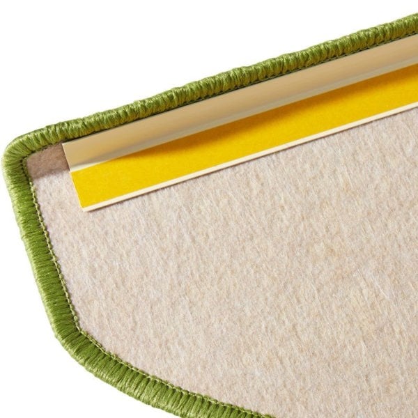 Modern Plain Green Rug – Soft Short Pile