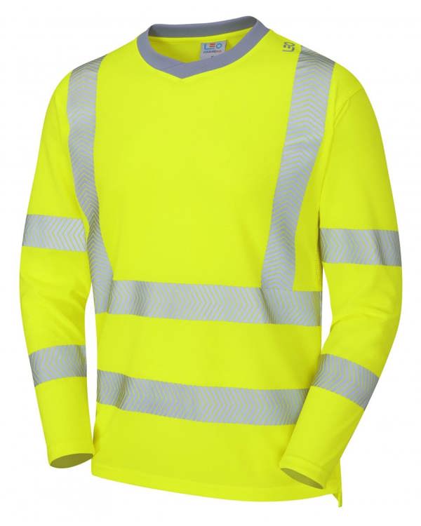 Capstone EcoViz Long Sleeve T-Shirt Leo Workwear
