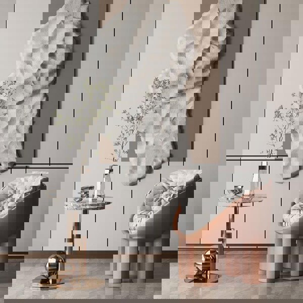 Roly Poly Fiberglass Armchair With Cushion, Black-Weilai Concept-Weilai Concept