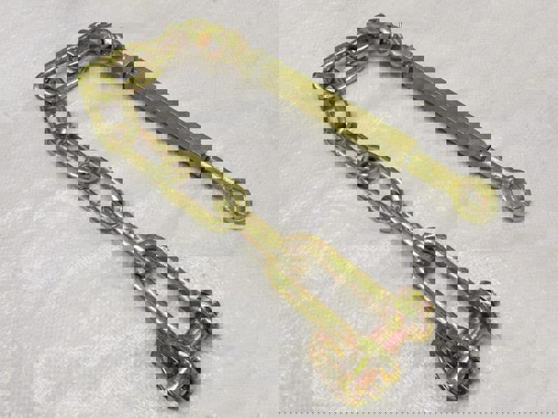 Tractor Stabilizer Check Chain Assembly (Universal 3 Point Hitch Sway Chains)