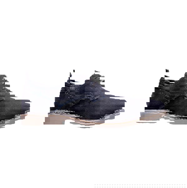 Popps JONAS Mens Suede Desert Shoes Navy