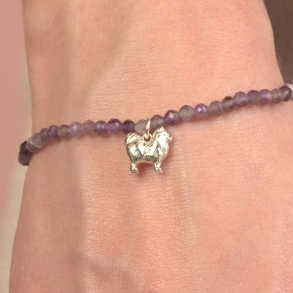Mylee London Pomeranian Crystal Bracelet - Personalised