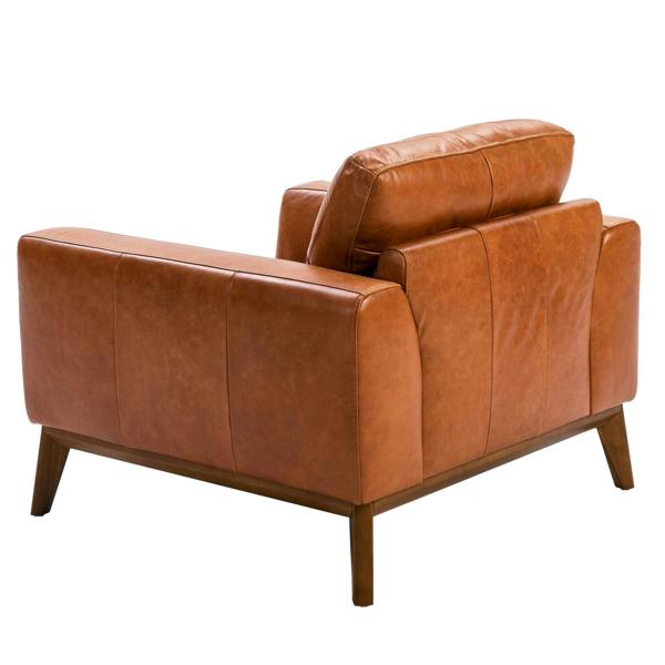 Angel Cerdá Brown leather armchair 5036