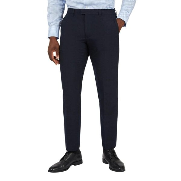 Limehaus Regular Fit Navy Trousers