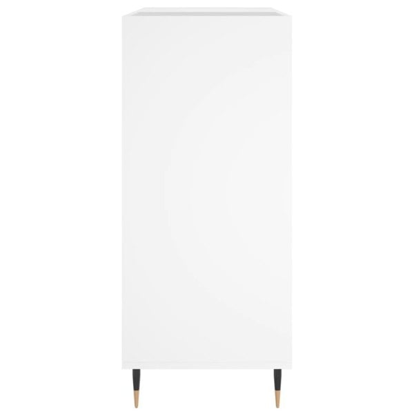 Berkfield Record Cabinet White 84.5x38x89 cm Engineered Wood