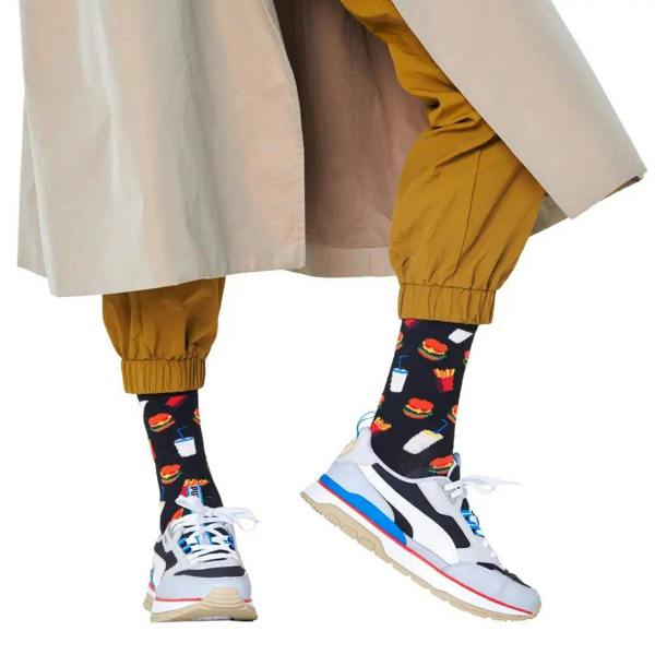 Happy SocksSocks SingleHamburger SockBoxers & Briefs