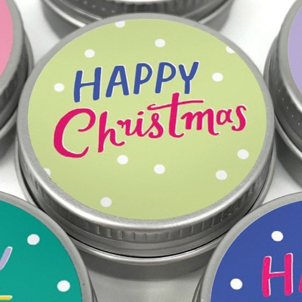 SEEDBALL Happy Christmas Wildflower Seed Balls Mini Tins (Set of Six)