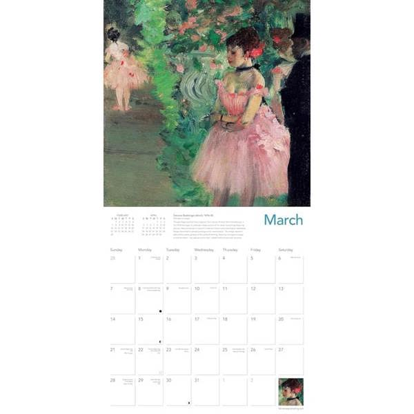 Degas' Dancers Calendar 2027, Wall Calendars, Month To View, Art, Gift