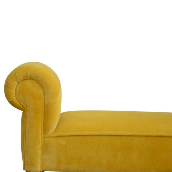 Artisan Furniture Mustard Velvet Bench
