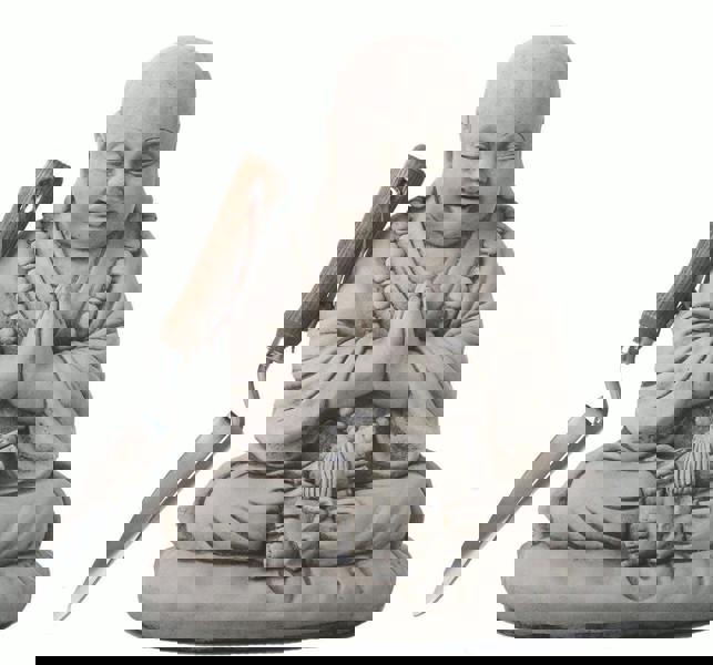 Small Monk on a cushion Garden Ornament