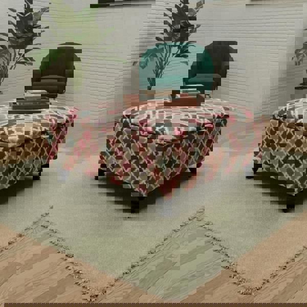 Multi - purpose Ottoman Square Footrest for Family Rooms – Stylish & Functional - ISTOOLS