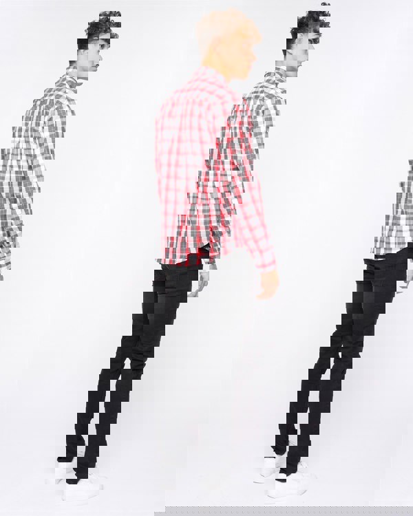 Bewley & Ritch Gosfield Slim Fit Check Shirt Red Check