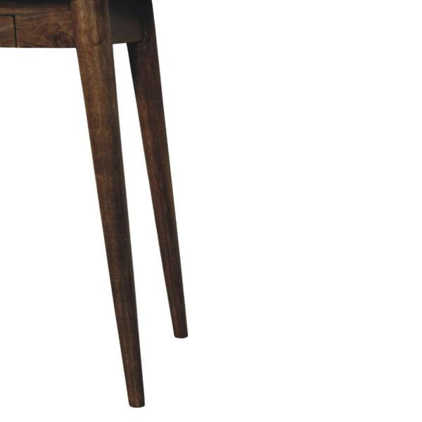 Artisan Furniture Solid Wood Nordic Writing Desk in Classic Grey